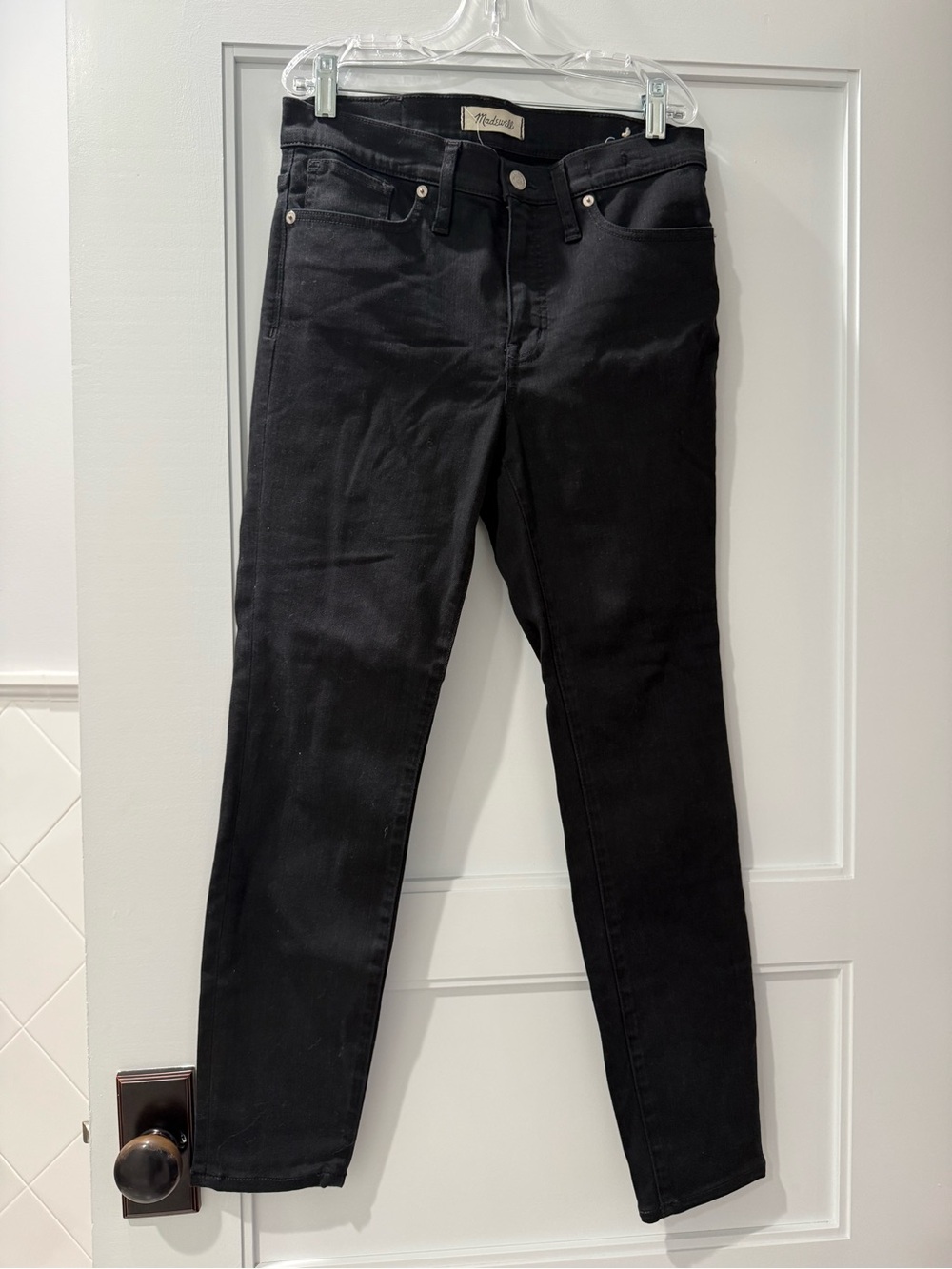 Madewell Black Skinny Jeans - Classic Slim Fit